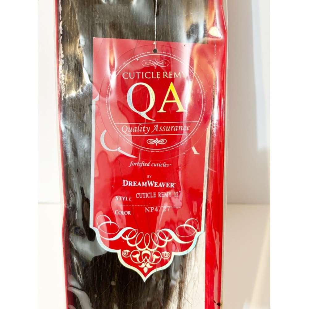 Model Model Qutix Cuticle Remy Human Hair, 12" Color- NP4/27 - Picture 2 of 4